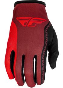 Fly Racing Lite, gloves , color: Red/Dark Red/Black , size: S