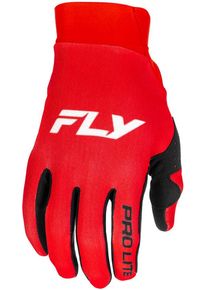 Fly Racing Pro Lite, gloves , color: Red/White , size: S