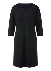 Peter Hahn - Jersey-Kleid mit Rundhals-Ausschnitt, schwarz, Gr. 36, Viskose