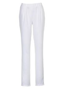 Peter Hahn - Schlupf-Hose im Chino-Stil, weiss, Gr. 20, Leinen