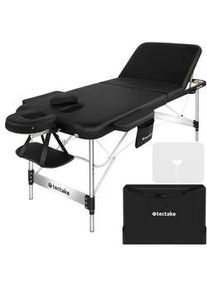 TecTake Massageliege 3 Zonen Phuket,212 x 103 x 90 cm,schwarz , Schwarz , Metall , 103x90x212 cm , Freizeit, Wellness, Körperpflege, Wohlfühlprodukte