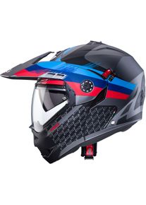 CABERG Tourmax X Sarabe, flip up helmet , color: Matt Grey/Red/Blue , size: L