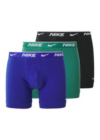 NIKE Underwear Män Boxershorts kobaltblå / grön / svart Storlek XL