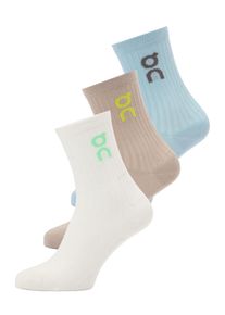 On Meias em bege, azul, branco Tamanho 35/38.5 Estampado com logo