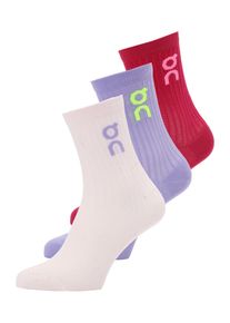 On Meias em roxo, rosa, vermelho Tamanho 47/49 Estampado com logo