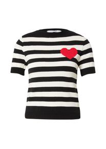 Haily's Hailys Kvinnor Tr&ouml;ja 'Ma44riah' r&ouml;d / svart / vit Storlek S/M