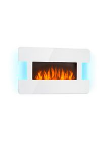 Klarstein Belfort Light & Fire, elektromos kandalló, 1000/2000 W, távirányító, fehér