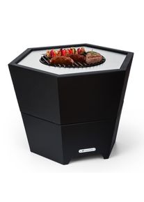 Blumfeldt Hekla 2 az 1-ben, tűzhely, Ø 60 cm, víz- és fagyálló, grill-lap, grillrács