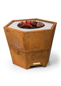 Blumfeldt Hekla 2 az 1-ben, tűzhely, Ø 60 cm, víz- és fagyálló, grill-lap, grillrács