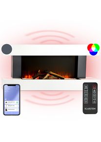 Klarstein Studio Light & Fire 1 Smart, krb, 1000/2000 W, MDF, WiFi Control