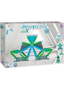 Happy People , Magnetspielbausteine »Supermag Magnet Stix«, (Packung, 100 St.), Made in Europe , bunt