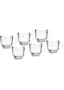 Leonardo , Espressotasse »NAPOLI«, (Set, 6 tlg.), 80 ml, 6-teilig , klar