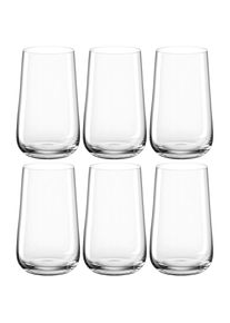 Leonardo , Longdrinkglas »BRUNELLI«, (Set, 6 tlg.), 530 ml, 6-teilig , klar