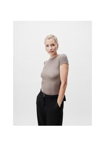 LeGer , T-Shirt »by Lena Gercke«, Figurbetont mit Rundhalsausschnitt , Brown , 44 , 44 , T-Shirt von LeGer by Lena Gercke