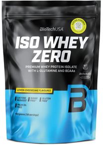 Biotech USA Iso Whey Zero, 454 g Beutel, Zitrone-Käsekuchen