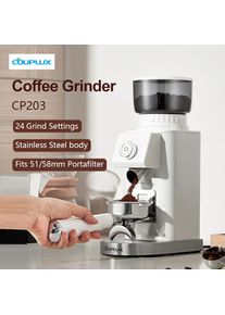 Couplux Coffee Grinder, Coffee Bean Grinder for Home Use with Precise Grinding, Detachable Funnel Stand(220V)
