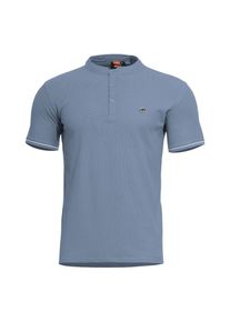 P&aacute;nske tričko Pentagon Levantes Henley Stripes, modr&eacute; - XL