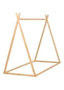 Beliani Kinderbett Heller Holzfarbton 90-200 cm Saurat , Eschefarben , 90x200 cm , Kinder- & Jugendzimmer, Kindermöbel, Kinderbetten, Hausbetten