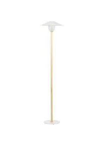 Beliani Stehlampe Moppy 25/25/153 cm , Hellbraun , Holz , E14 , 25x153x25 cm , Lampen & Leuchten, Innenbeleuchtung, Stehlampen, Stehlampen