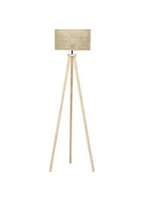 Beliani Stehlampe Penton 50/50/150 cm , Naturfarben , Holz , E27 , 50x150x50 cm , Lampen & Leuchten, Innenbeleuchtung, Stehlampen, Stehlampen