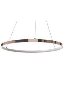 Beliani Hängeleuchte Jordan 50/50/100 cm , Roségold , Metall , LED integrated , 50x100x50 cm , Lampen & Leuchten, Innenbeleuchtung, Hängeleuchten, Pendelleuchten