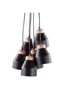 Beliani Hängeleuchte Cestos 12/12/68 cm , Schwarz , Metall , E14 , 12x68x12 cm , Lampen & Leuchten, Innenbeleuchtung, Hängeleuchten, Pendelleuchten