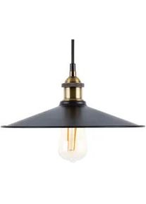 Beliani Hängeleuchte Swift 30/30/117 cm , Schwarz , Metall , E27 , 30x117x30 cm , Lampen & Leuchten, Innenbeleuchtung, Hängeleuchten, Pendelleuchten