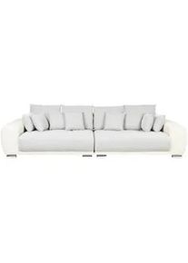 Beliani Wohnlandschaft Polsterbezug Hellgrau Torpo , Beige , Textil , U-Form , 308x84x136 cm , Wohnzimmer, Sofas & Couches, Wohnlandschaften, Wohnlandschaften in U-Form