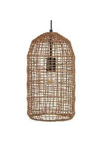 Beliani Hängeleuchte Lucite 23/23/40 cm , Braun , Papier , E27 , 23x40x23 cm , Lampen & Leuchten, Innenbeleuchtung, Hängeleuchten, Pendelleuchten