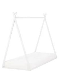 Beliani Kinderbett Weiß 90-200 cm Saurat , Holz , 90x200 cm , Kinder- & Jugendzimmer, Kindermöbel, Kinderbetten, Hausbetten