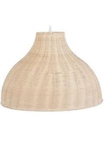 Beliani Hängeleuchte Millian 50/50/117 cm , Beige , Naturmaterialen , E27 , 50x117x50 cm , Lampen & Leuchten, Innenbeleuchtung, Hängeleuchten, Pendelleuchten