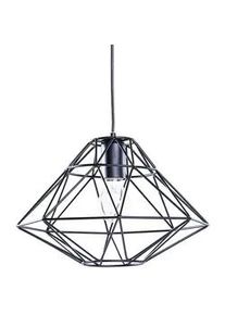 Beliani Hängeleuchte Guam 31/31/117 cm , Schwarz , Metall , E27 , 31x117x31 cm , Lampen & Leuchten, Innenbeleuchtung, Hängeleuchten, Pendelleuchten