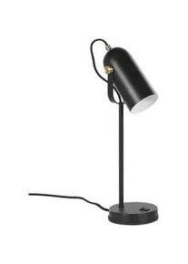 Beliani Schreibtischlampe Tyria 8/8/48 cm , Schwarz , Metall , E27 , 8x48x8 cm , Lampen & Leuchten, Innenbeleuchtung, Tischlampen, Schreibtischlampen