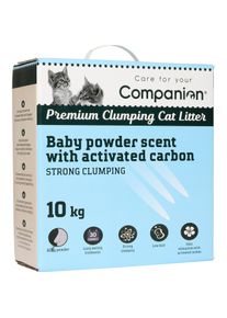 Companion bentonite cat litter 10 kg - baby powder scent (10 kg), Katzenstreu