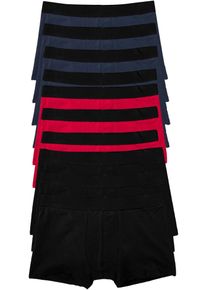 bonprix Bokszeralsó pamuttal (10 db-os csomag), kék, 8 (XXL)