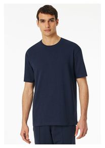 Schiesser Pyjamashirt donkerblauw - 28% | Maat: 50 |