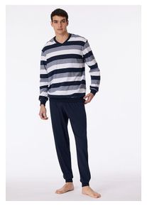Schiesser Pyjama donkerblauw - 44% | Maat: 58 |