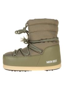 Moon Boot Winterboots "EVX LIGHT LOW NYLON" kaki - 54% | Maat: 35/36