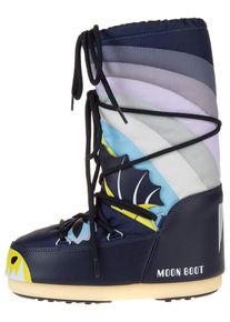 Moon Boot Winterboots "Icon" donkerblauw/meerkleurig - 49% | Maat: