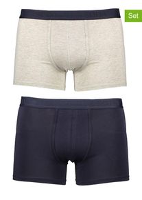 Scotch & Soda Scotch & Soda 2-delige set: boxershrots crème/donkerblauw - 66% |