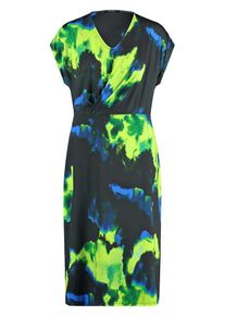 Taifun Jurk zwart/blauw/groen - 61% | Maat: 42 |