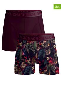 MUCHACHOMALO 2-delige set: boxershorts rood/meerkleurig - 39% | Maat: