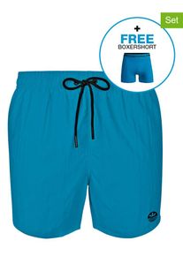 MUCHACHOMALO 2-delige set blauw - 26% | Maat: L |