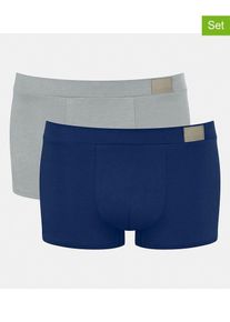 Sloggi 2-delige set: boxershorts "Go Natural" blauw/grijs - 7% |
