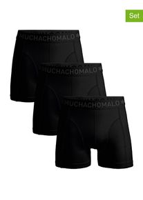 MUCHACHOMALO 3-delige set: boxershorts zwart - 48% | Maat: M |