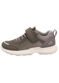 Superfit Leren sneakers "Rush" kaki/grijs - 45% | Maat: 38 |
