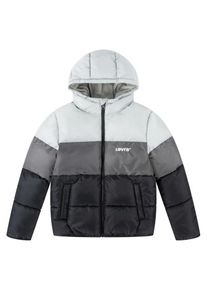 Levi's Kids Doorgestikte jas zwart/grijs/wit - 32% | Maat: 164 |