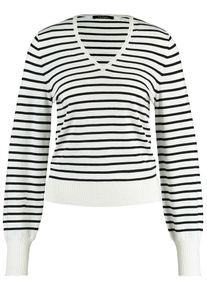 Taifun Trui wit/zwart - 52% | Maat: 46 |