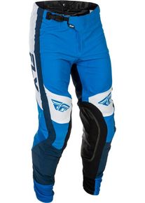 Fly Racing Lite, textile pants , color: Blue/Dark Blue/White , size: 32