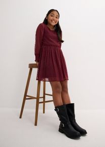 bonprix Vestido de gasa, rojo, 170